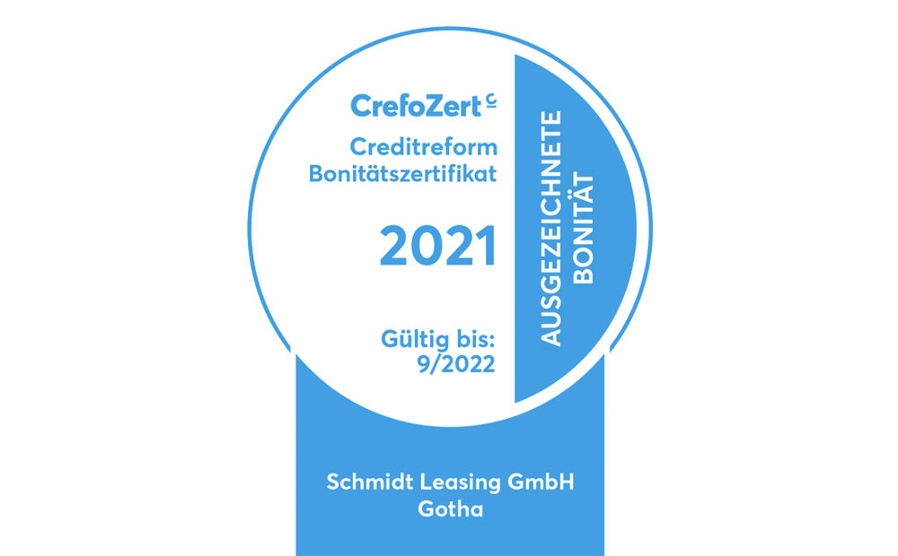 CrefoZert Logo Schmidt Leasing